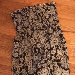 Strapless dress, thick